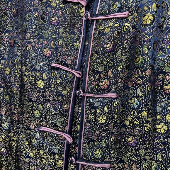 XL "Jinshicai" brand colourful shimmery unique paisley blazer - Picture 5 of 5